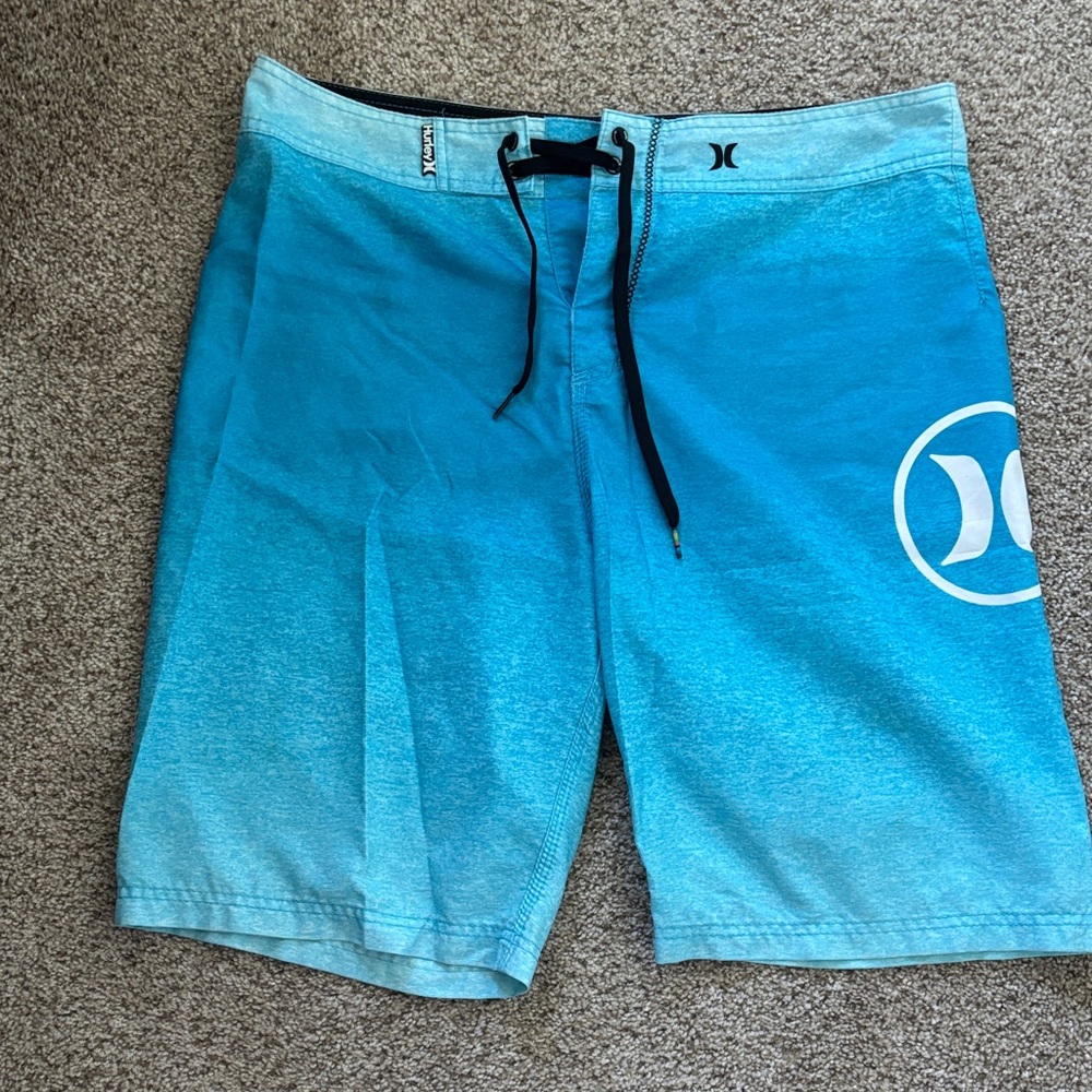 Hurley Men's Aqua Blue Board Shorts
